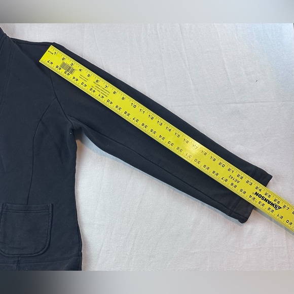 Ruff Hewn Black Cotton Blend Button-Up Cardigan Jacket β Size L - Picture 6 of 9